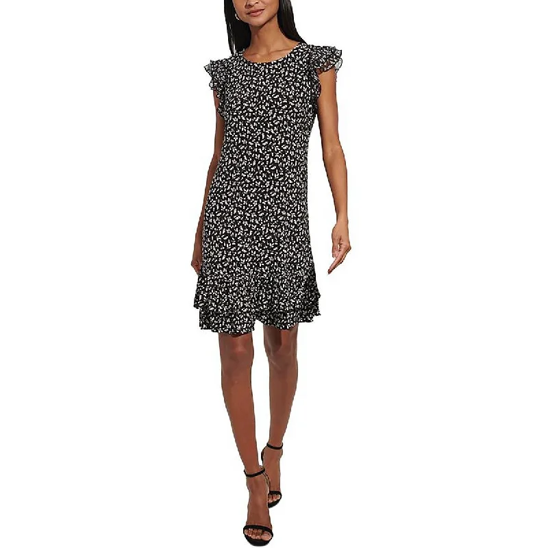 Unbeatable Prices Wardrobe Update Womens Mini Leaf Print Mini Dress