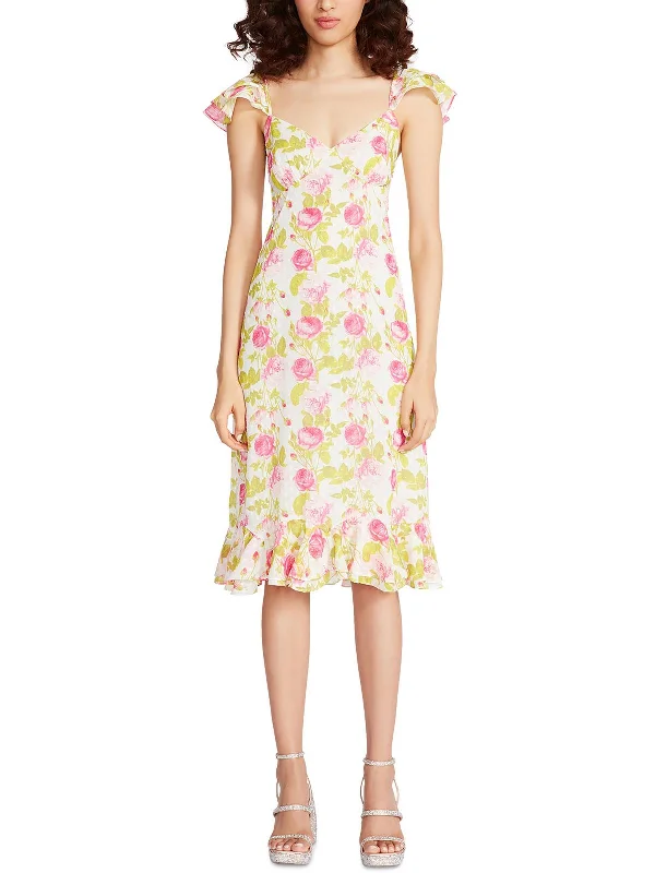 Stay Ahead In Style Limited Styles Womens Midi Smocked Midi Dress