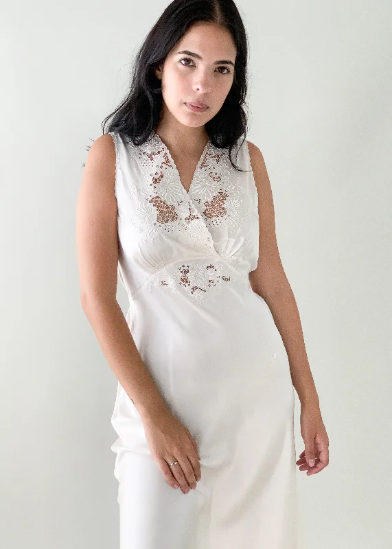 Flash Sales Exclusive Sale Vintage 1940s Satin Slip Dress