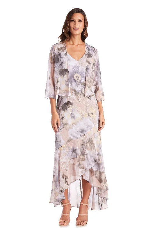 Trend Forward Threads Day-To-Night Styles R&M Richards 7736P High Low Petite Jacket Dress Sale