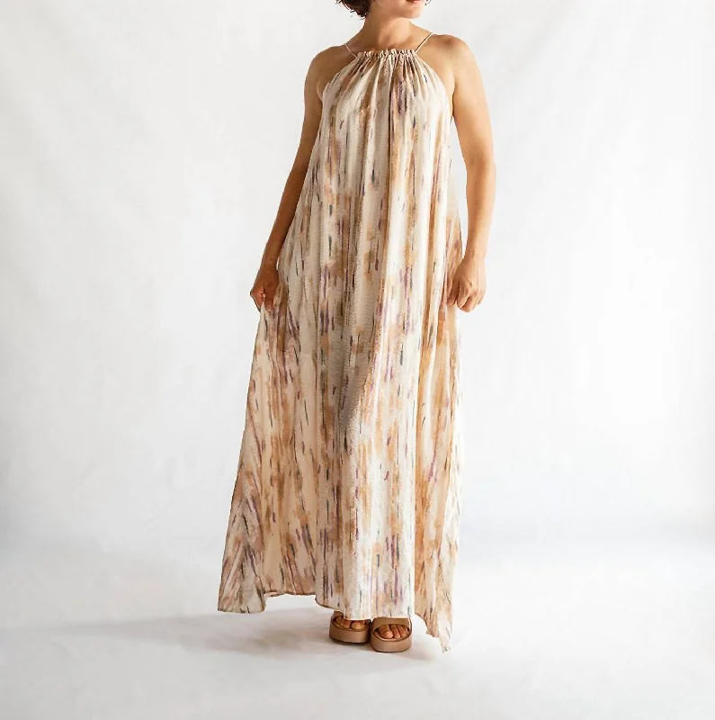 Weekend Exclusive End Of Season Sale On And On Maxi Dress In Blush Multi