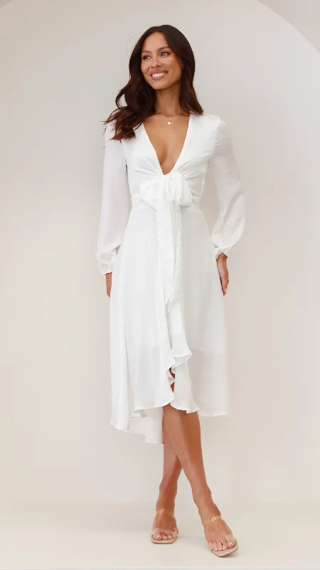 Clothing Online Starry Nights Dress - White